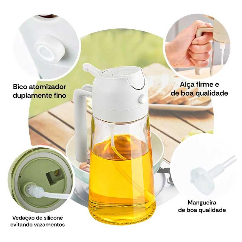 Spray de Óleo 2 em 1, Maximize o Sabor e Minimize o Desperdício - Kôda Store