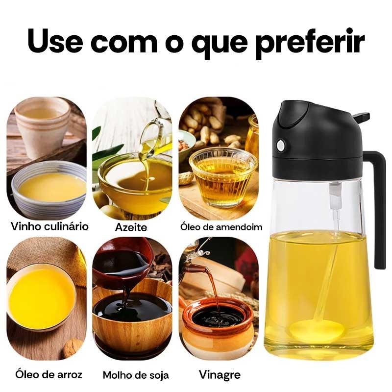 Spray de Óleo 2 em 1, Maximize o Sabor e Minimize o Desperdício - Kôda Store