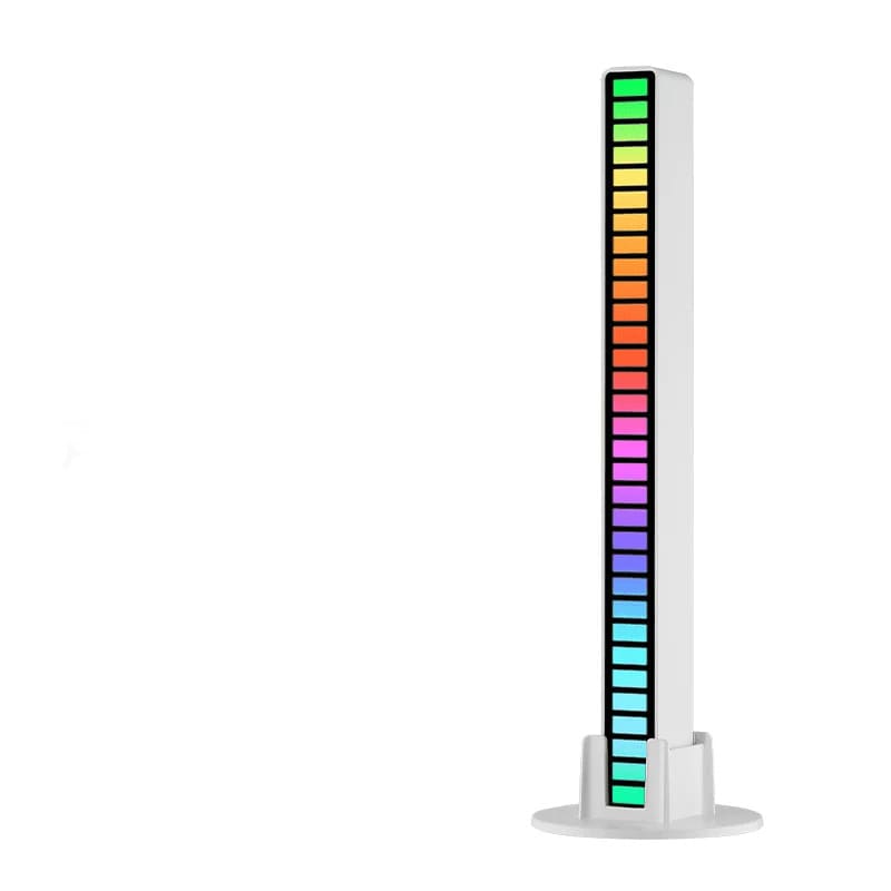 Luminária RGB LED Sonora, Reage Com Som, App de Telefone e Mais!