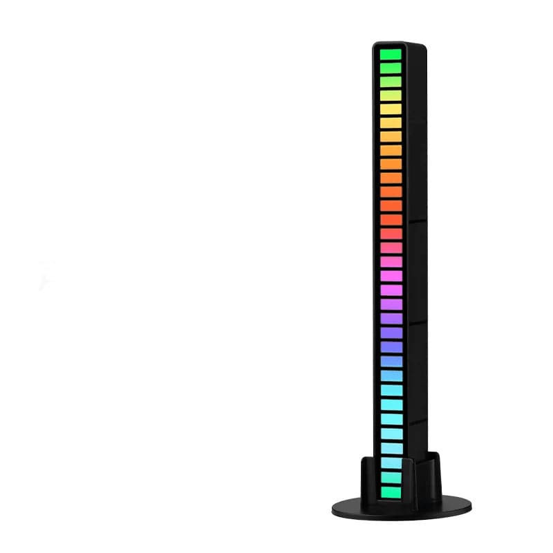 Luminária RGB LED Sonora, Reage Com Som, App de Telefone e Mais!