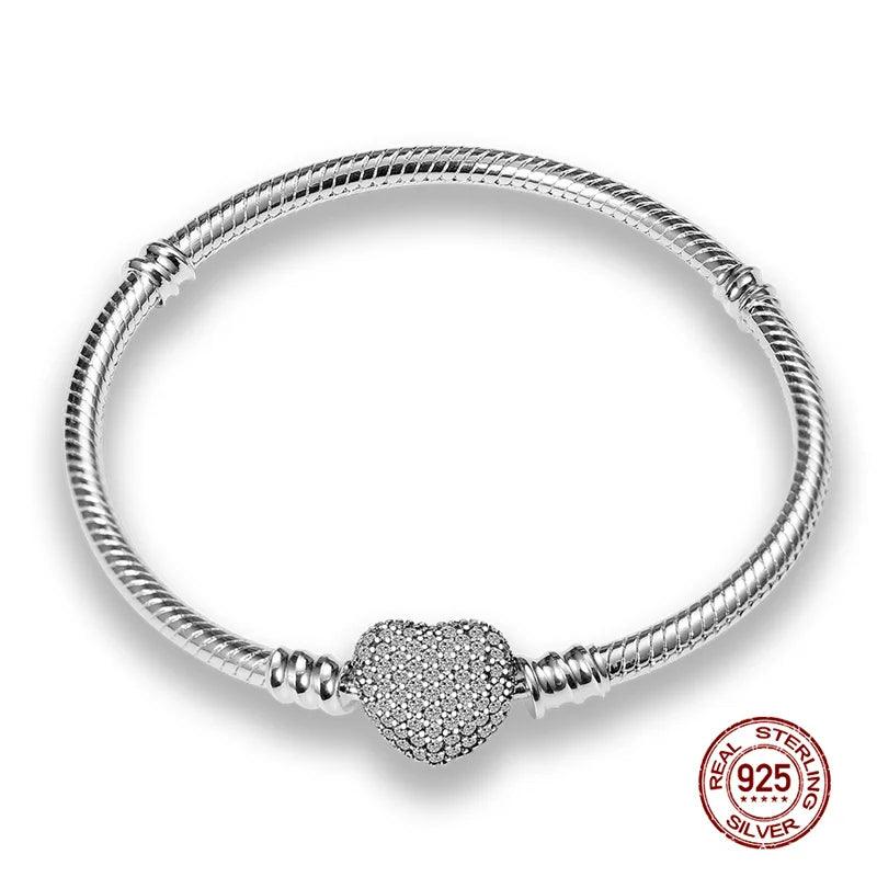 Pulseira em Prata Esterlina 925 para Mulheres, Charme e Sofisticação Feminina - Kôda Store