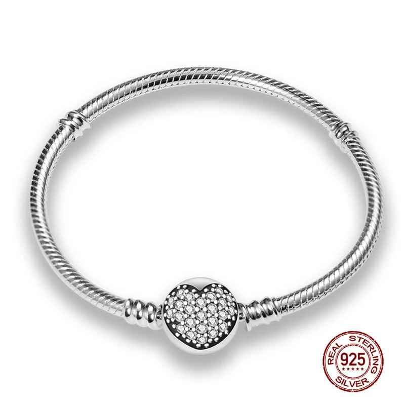 Pulseira em Prata Esterlina 925 para Mulheres, Charme e Sofisticação Feminina - Kôda Store