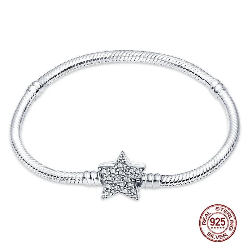 Pulseira em Prata Esterlina 925 para Mulheres, Charme e Sofisticação Feminina - Kôda Store