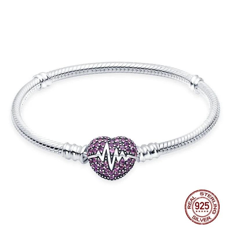 Pulseira em Prata Esterlina 925 para Mulheres, Charme e Sofisticação Feminina - Kôda Store