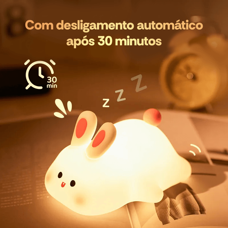 Bichinhos de Aperto Luminoso, Panda, Coelho, Ovelha, Porco e Hipopótamo com carregamento USB - Kôda Store