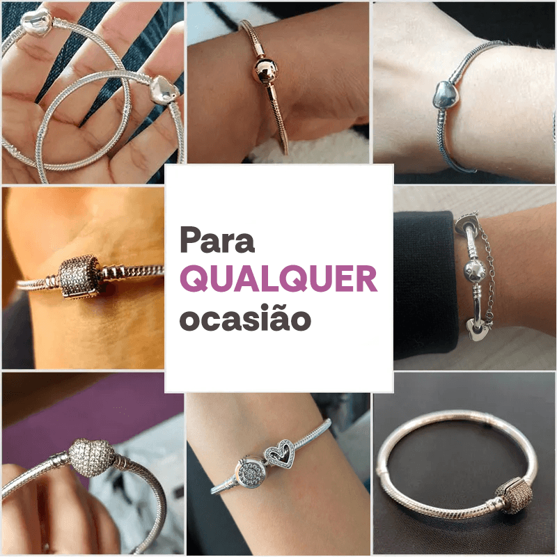 Pulseira em Prata Esterlina 925 para Mulheres, Charme e Sofisticação Feminina - Kôda Store