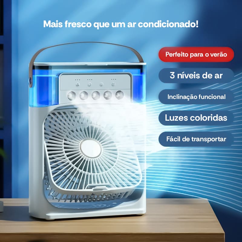 Ventilador de Mesa Com Humidificador, Refresque seu Ambiente de Trabalho Ou Conforto